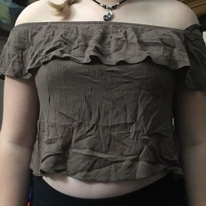 off the shoulder shirt